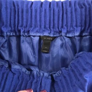 JCrew mini skirt. Royal blue